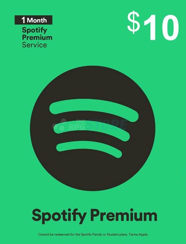 Spotify 10 USD Gift Card Premium