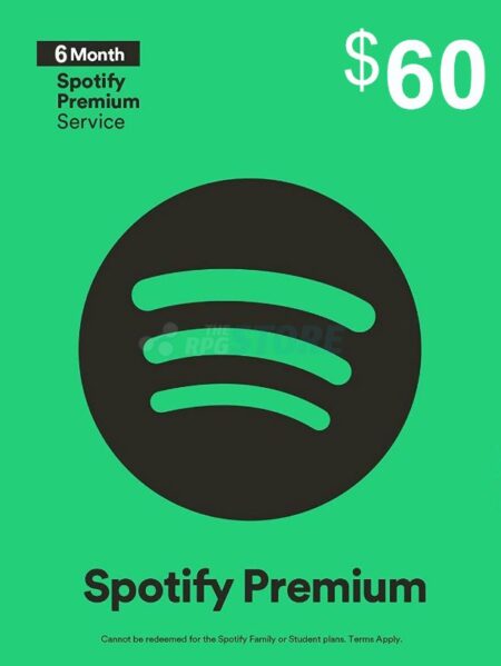 Spotify 60 USD Gift Card