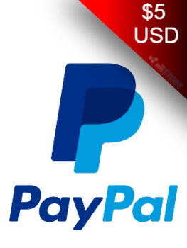Recarga de Saldo Paypal 5 USD