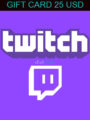 Twitch Gift Card 25 USD Twitch Gift Card 25 USD Image