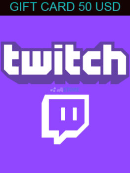Twitch Gift Card 50 USD